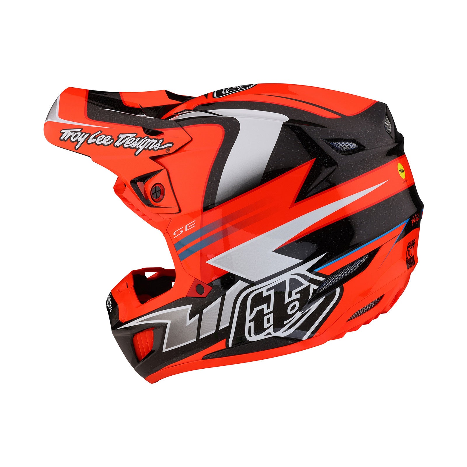 SE5 Composite Helmet Saber Neo Orange – Troy Lee Designs