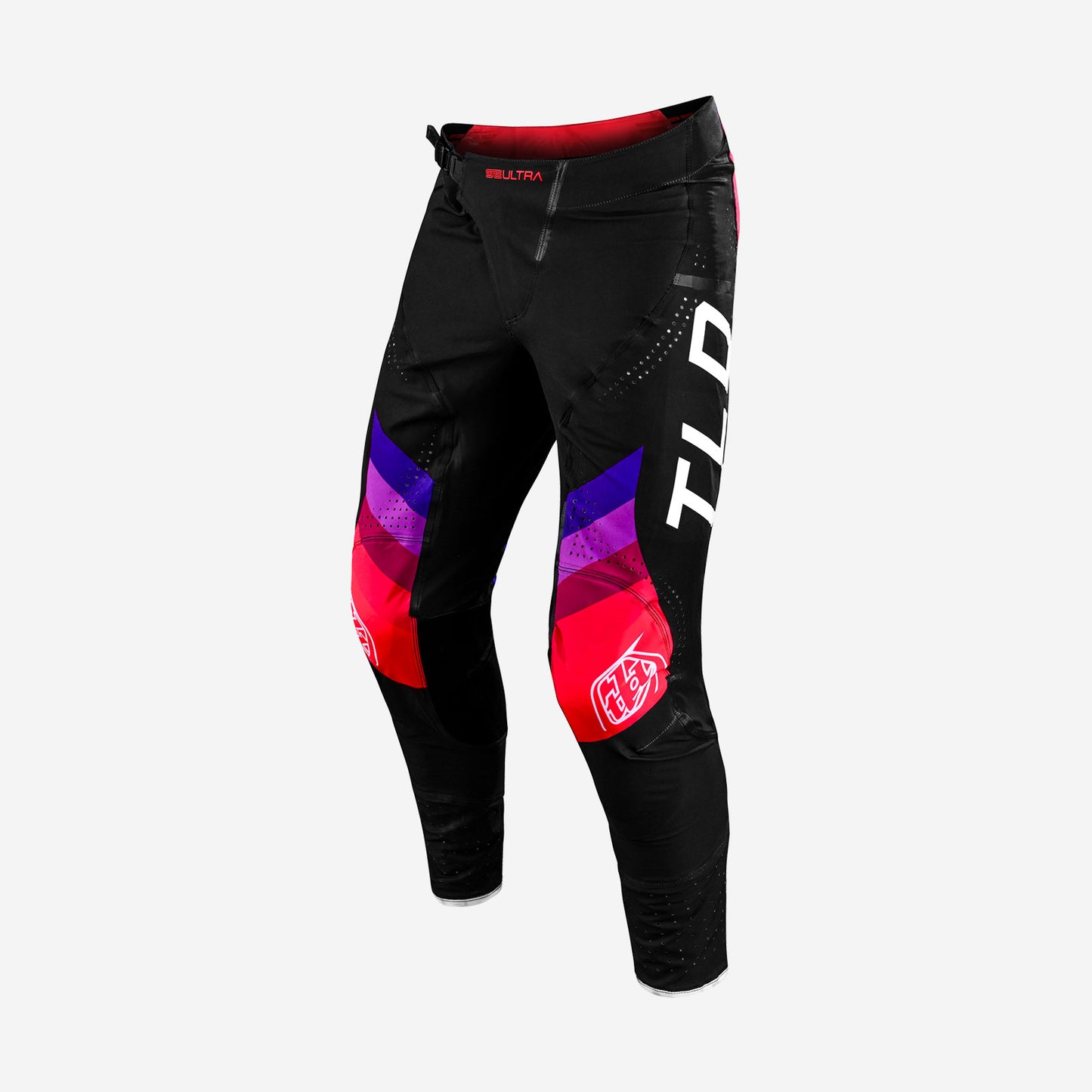 Troy Lee Designs GP Pro Partical Black Glo Red Pants - Speed Addicts