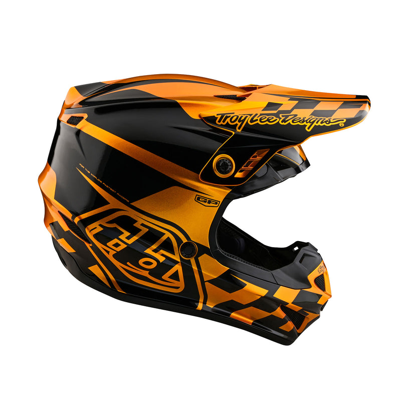 bike helmets gold coast GP Helmet Check Up Gold / Black