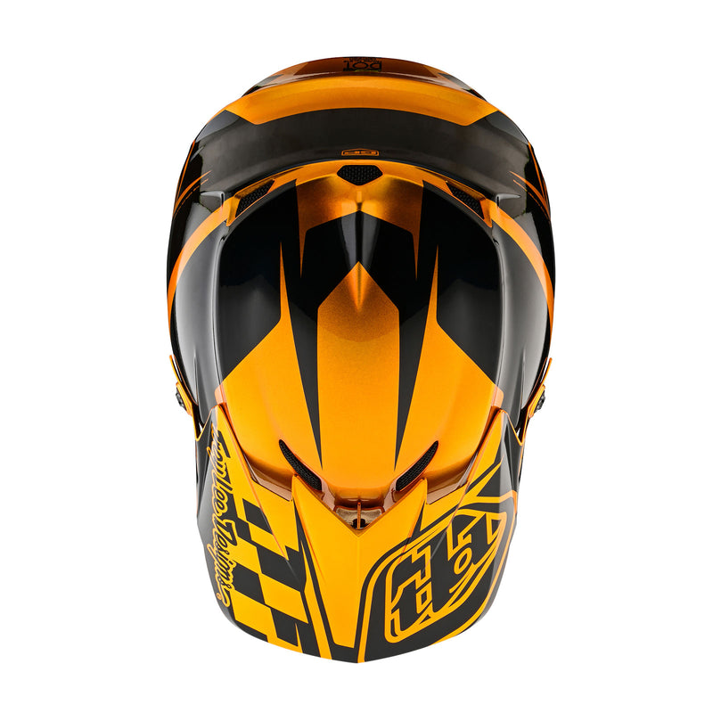 bike race look at the yellow helmet prank GP Helmet Check Up Gold / Black – Troy Lee Designs