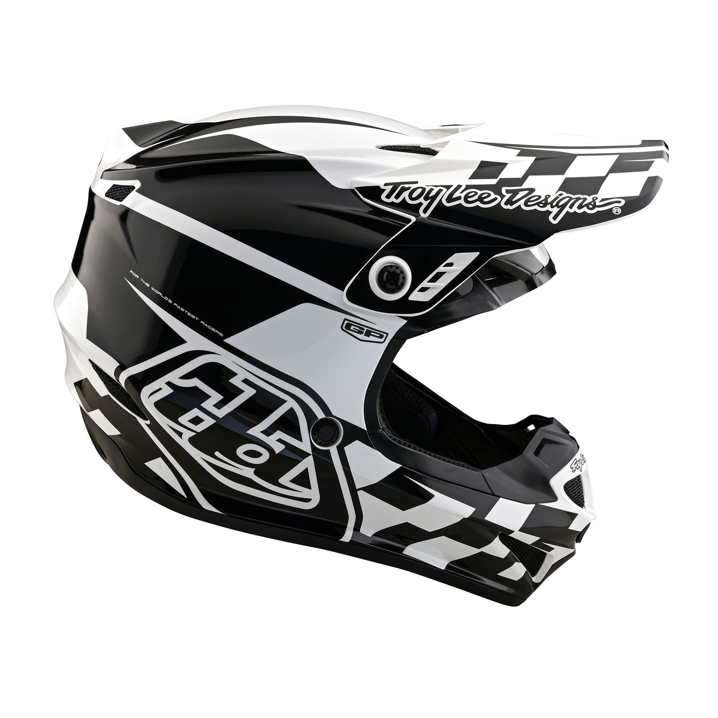 GP Helmet  Check Up White / Black