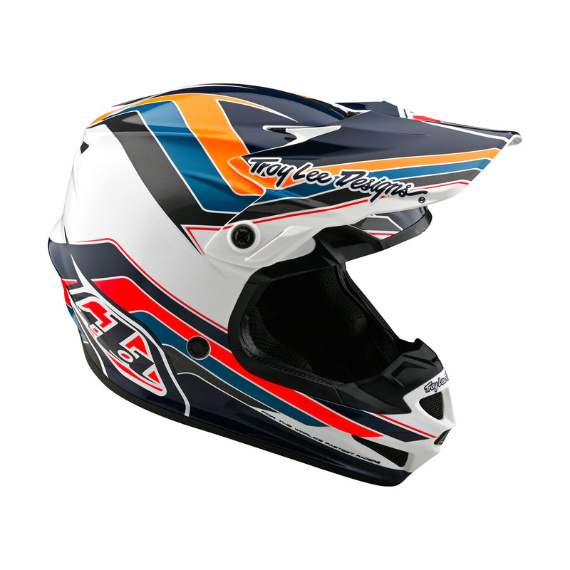 Troy Lee Designs Visiera SE4 Polyacrylite Mono Nero - Ricambio Per Casco Moto, Materiale Resistente - 3