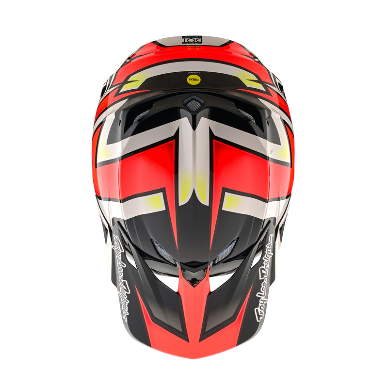composite football helmet Troy Lee Designs SE5 Composite Helmet Ever Yellow, Yellow / XS