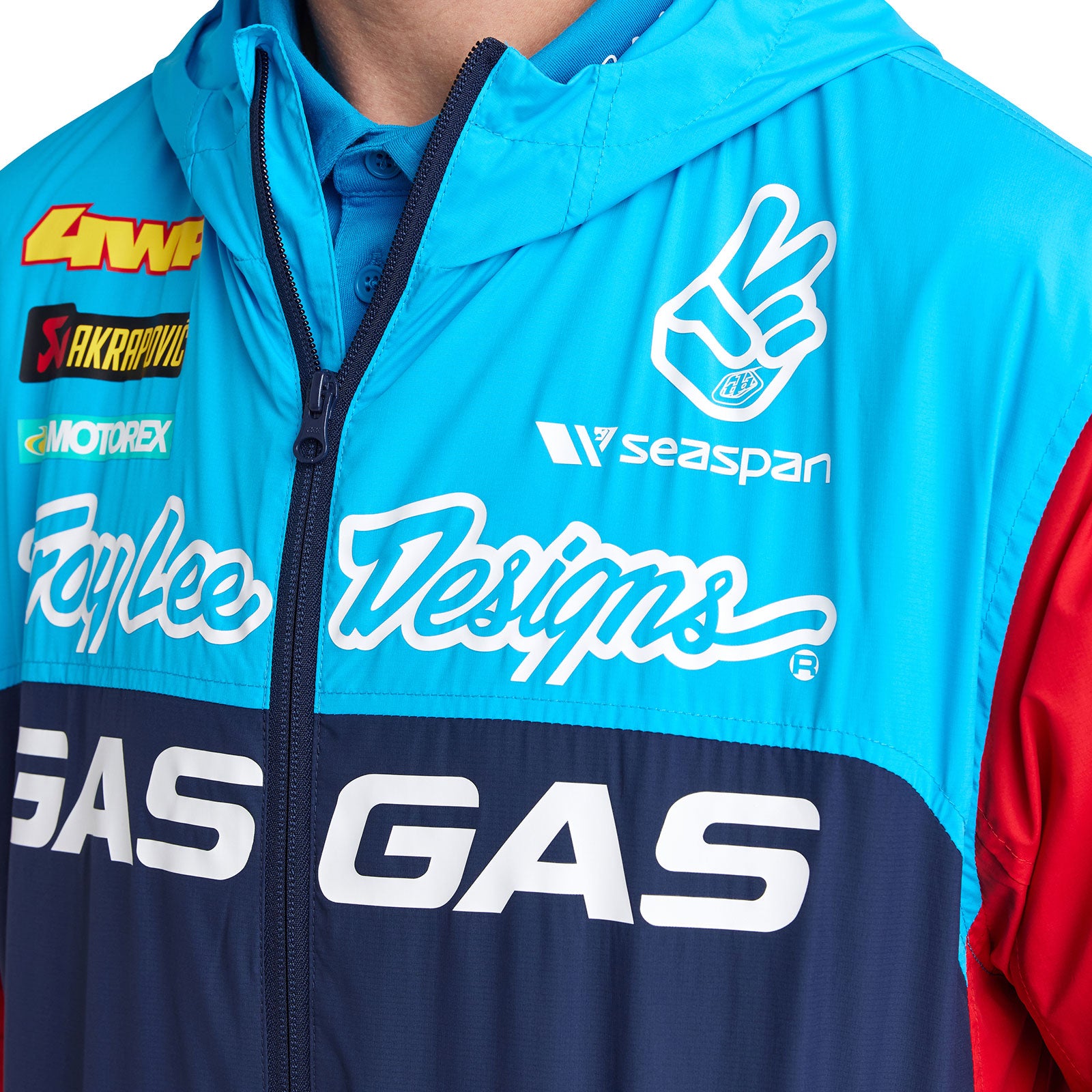 Pit Jacket TLD GasGas Team Navy Red Troy Lee Designs