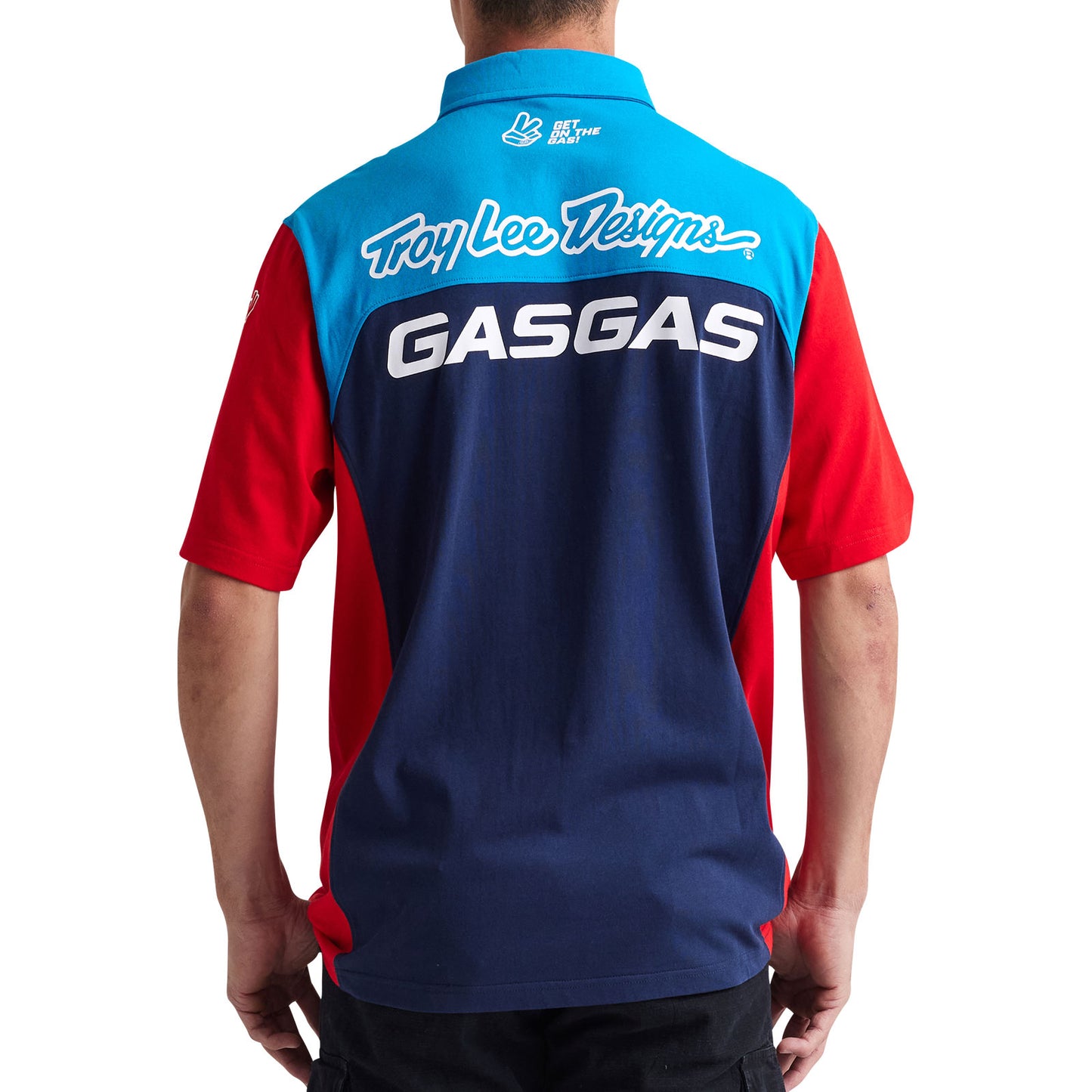Pit Shirt TLD GasGas Team Navy / Red