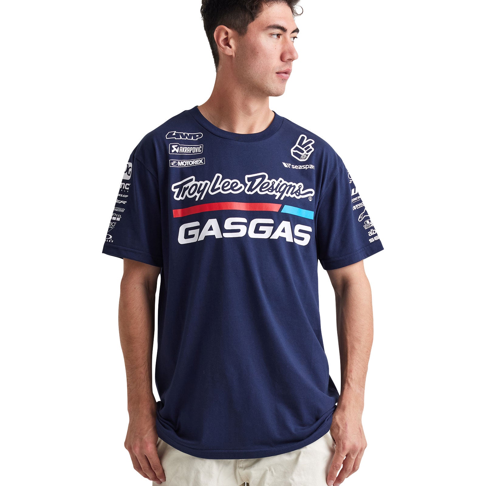 Short Sleeve Tee TLD GasGas Team Navy – Troy Lee Designs