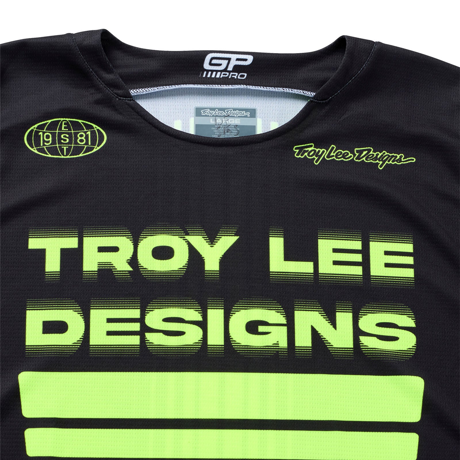 GP Pro Jersey Segment Black / Flo Yellow – Troy Lee Designs