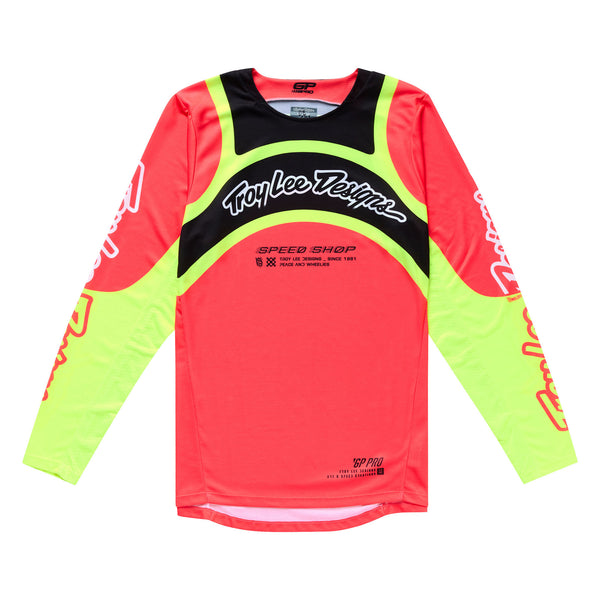 GP Pro Jersey Swerve Infra Red / Flo Yellow – Troy Lee Designs