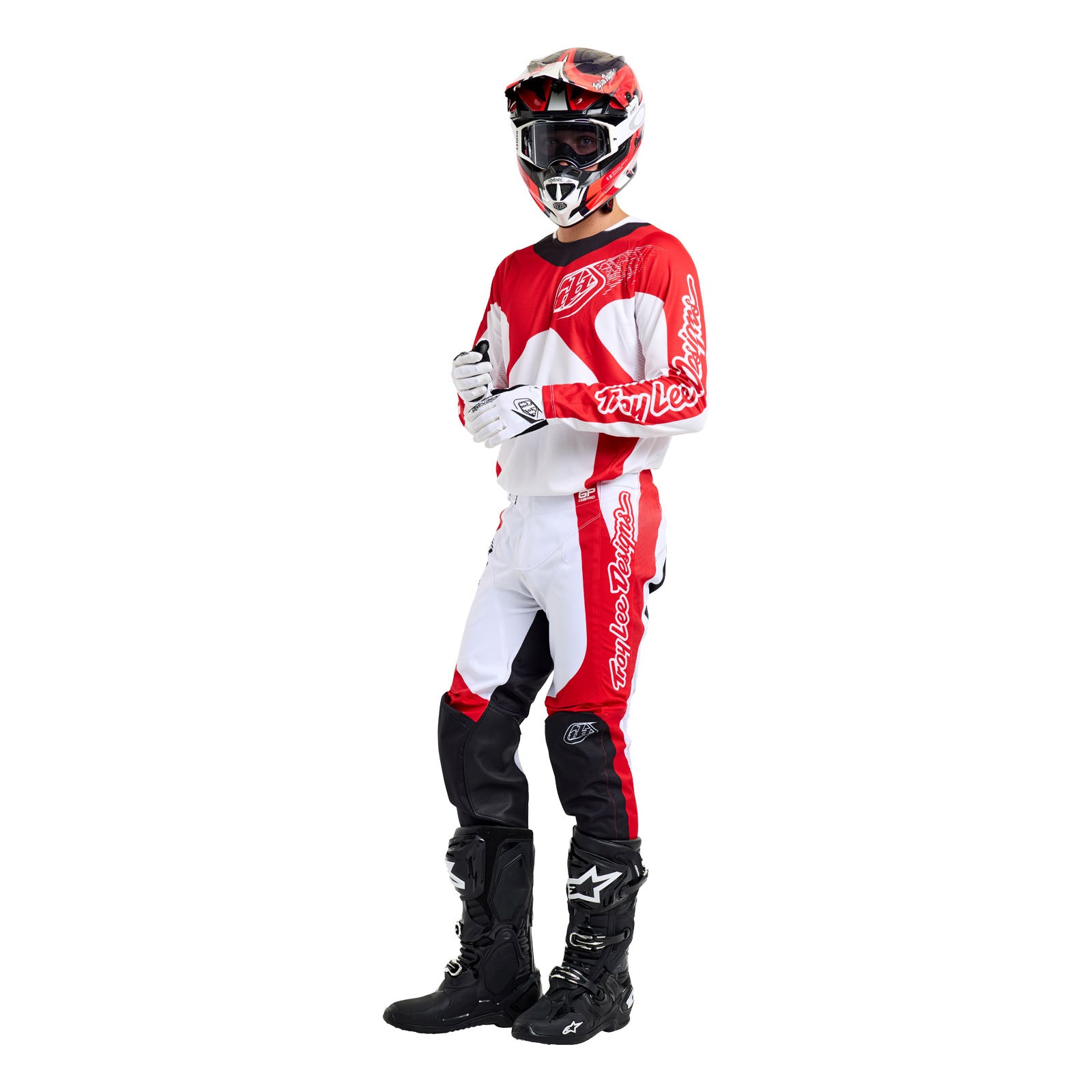 GP Pro Jersey Frames White / Red – Troy Lee Designs