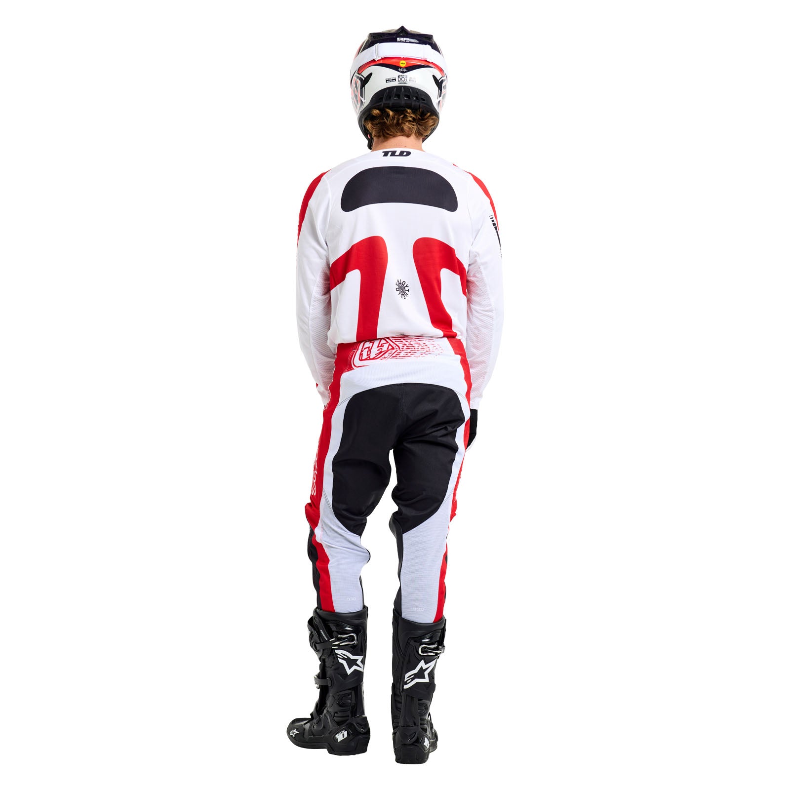 GP Pro Jersey Frames White / Red – Troy Lee Designs