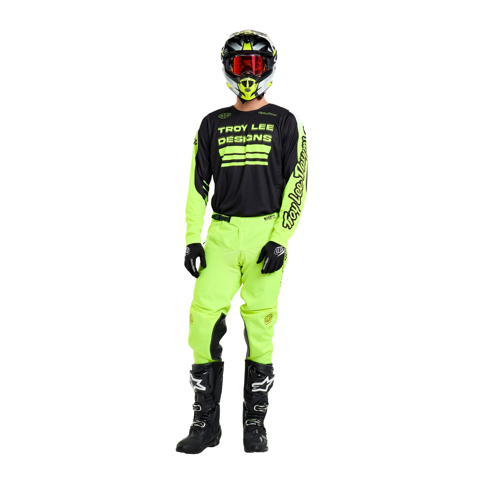 GP Pro Jersey Segment Black / Flo Yellow – Troy Lee Designs