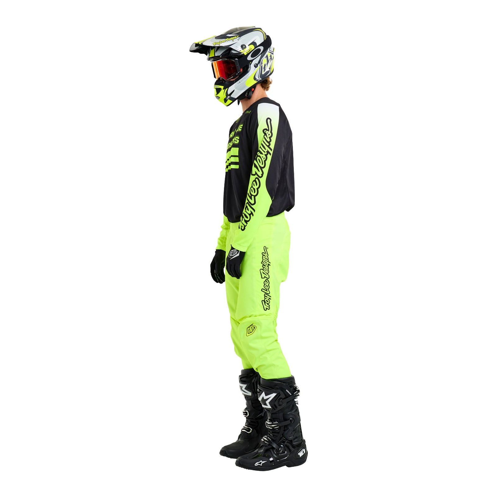 GP Pro Jersey Segment Black / Flo Yellow – Troy Lee Designs