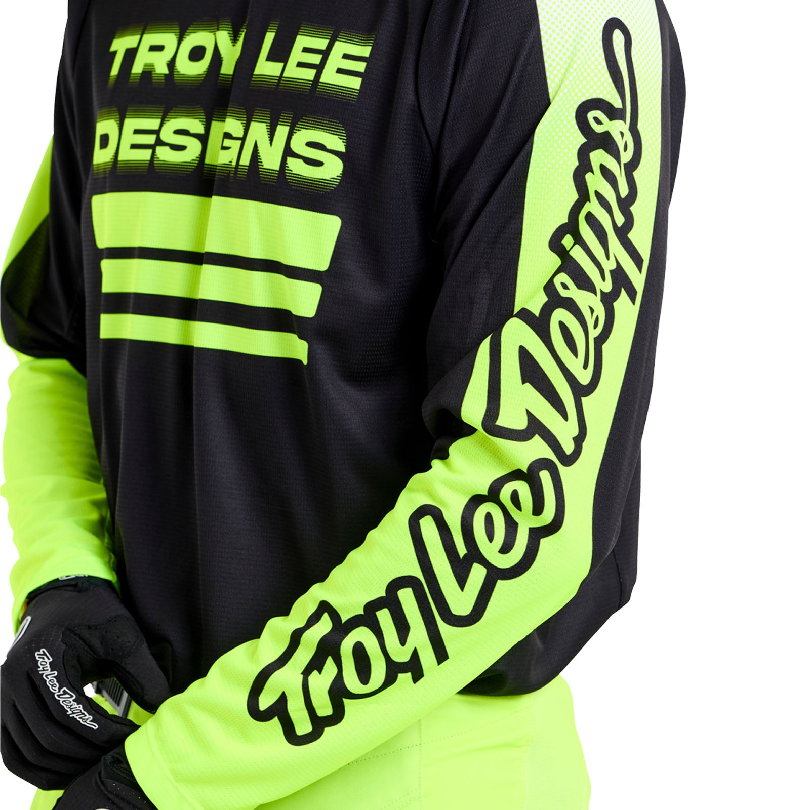 GP Pro Jersey Segment Black / Flo Yellow – Troy Lee Designs