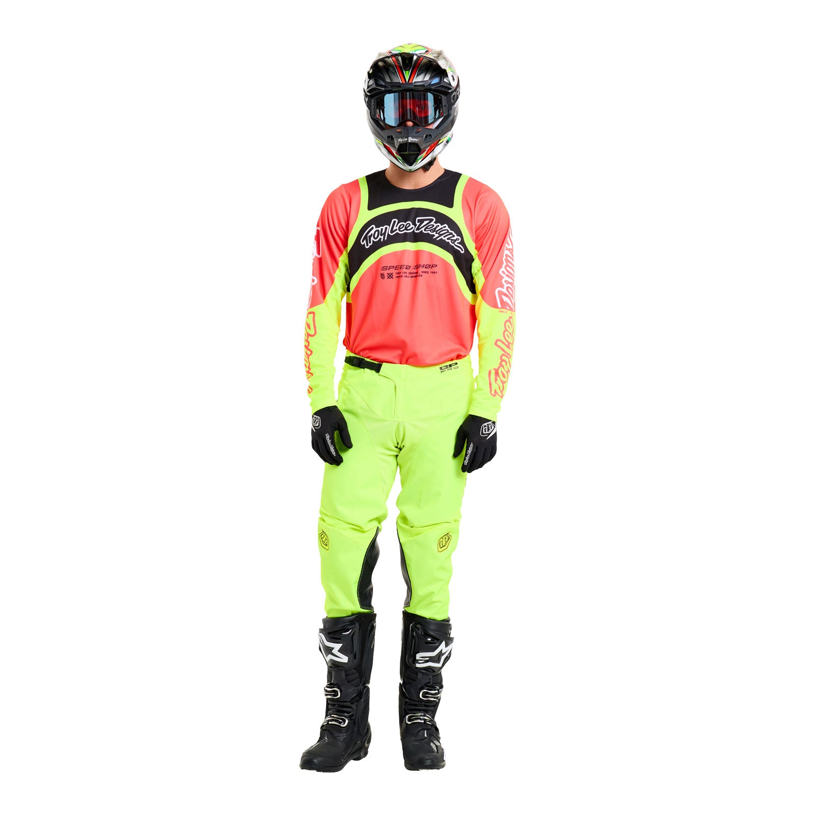 GP Pro Jersey Swerve Infra Red / Flo Yellow – Troy Lee Designs
