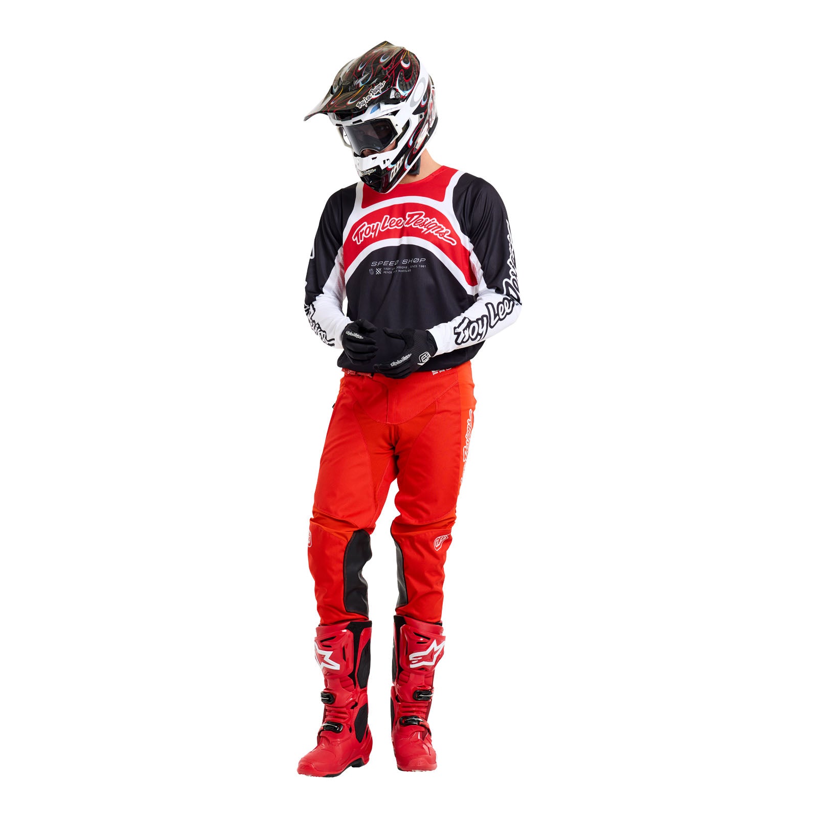 GP Pro Jersey Swerve Black / Red – Troy Lee Designs