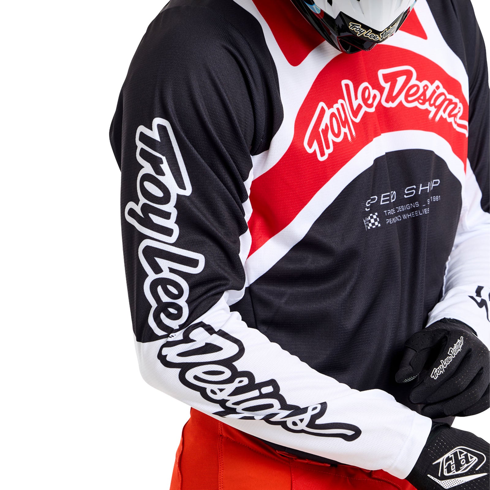 GP Pro Jersey Swerve Black / Red – Troy Lee Designs