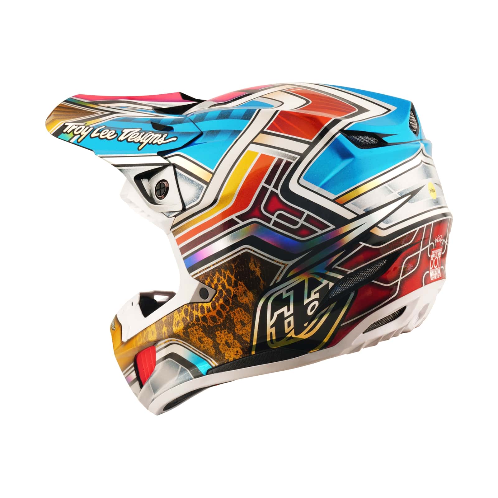 SE5 Carbon Helmet W/MIPS Lowrider Silver – Troy Lee Designs SE5 Carbon Helmet W/MIPS Lowrider Silver – Troy Lee Designs