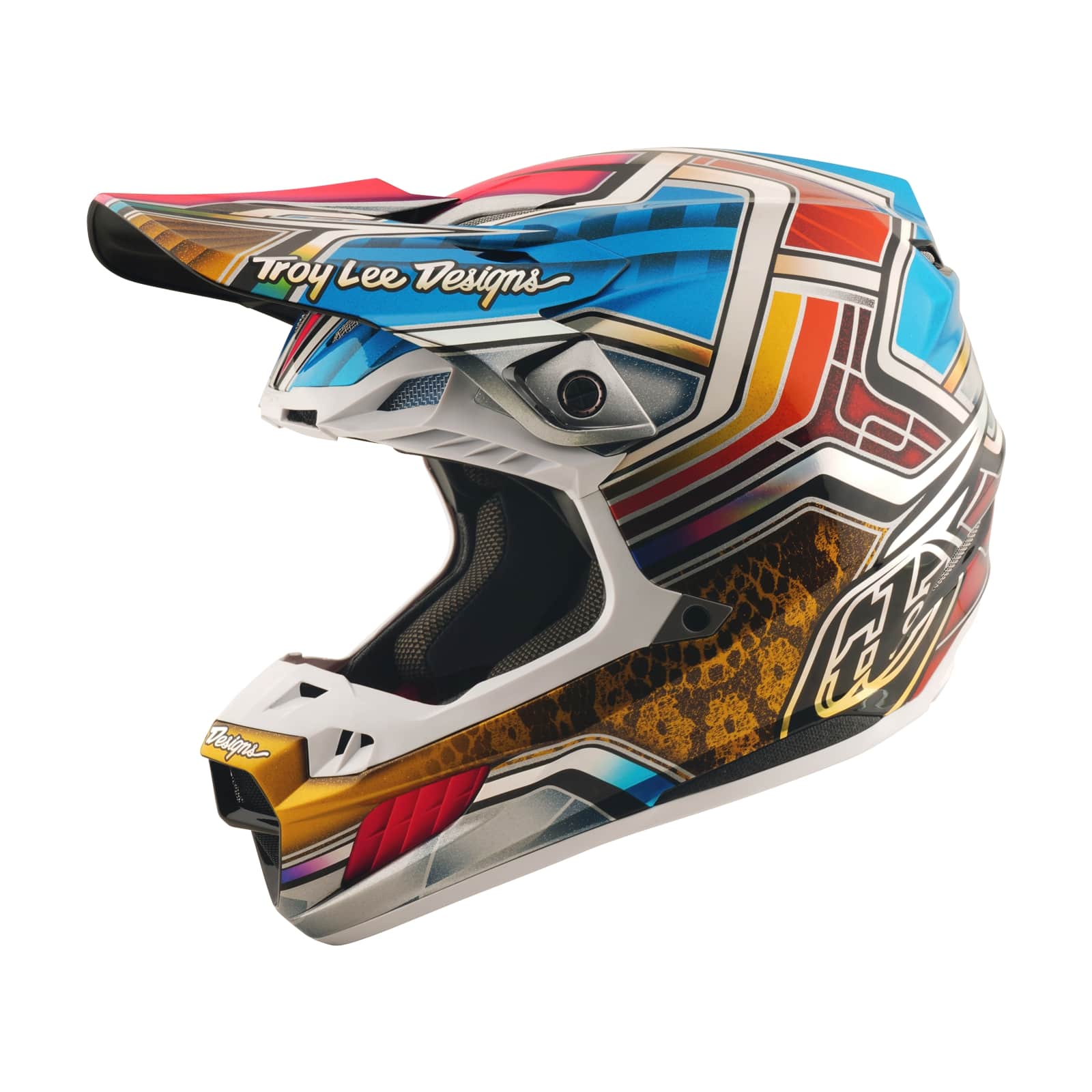 SE5 Carbon Helmet W/MIPS Lowrider Silver – Troy Lee Designs