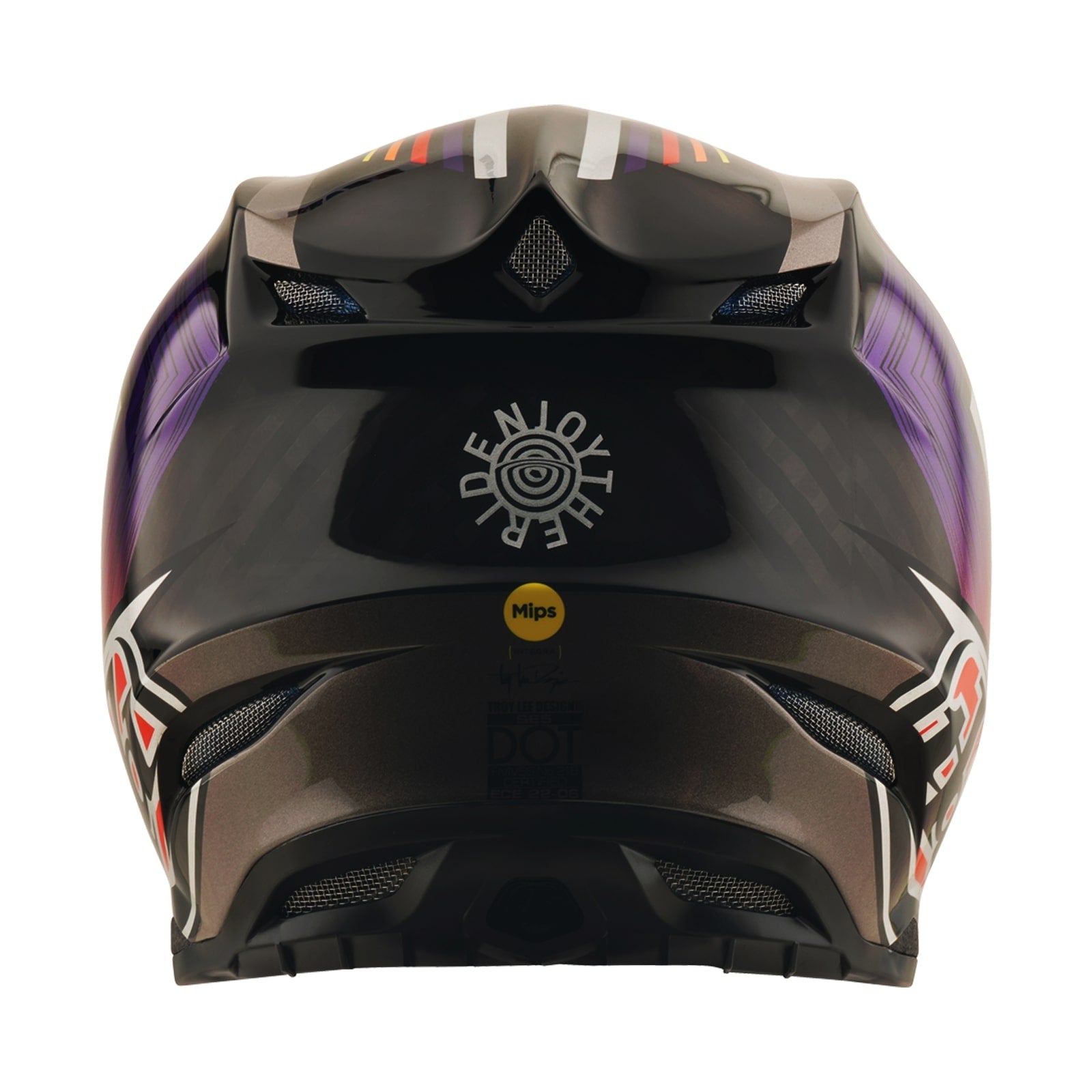 SE5 Carbon Helmet Stripes Black / Purple – Troy Lee Designs