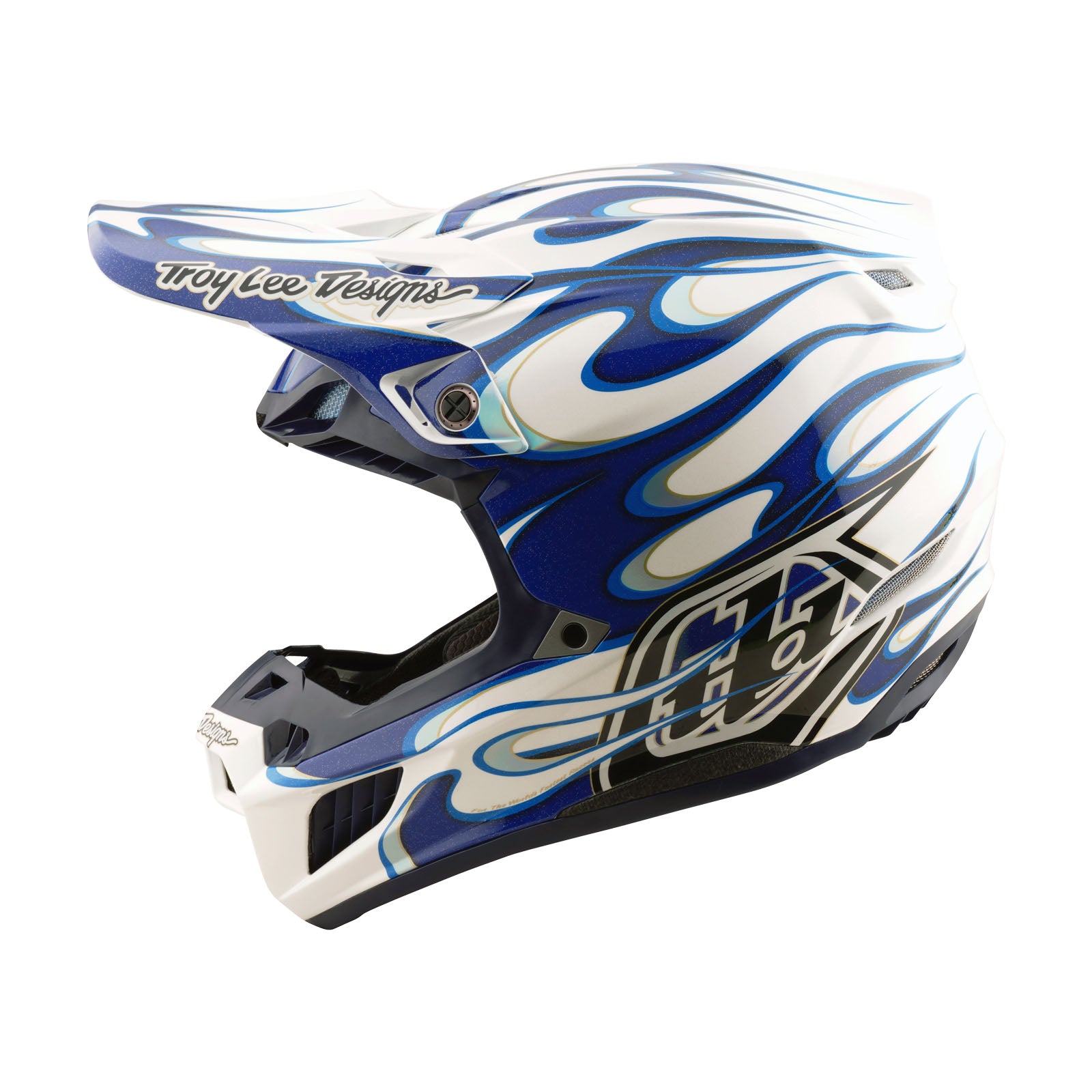 Troy Lee Designs SE5 Composite Helmet Torched Blue 2X-Large