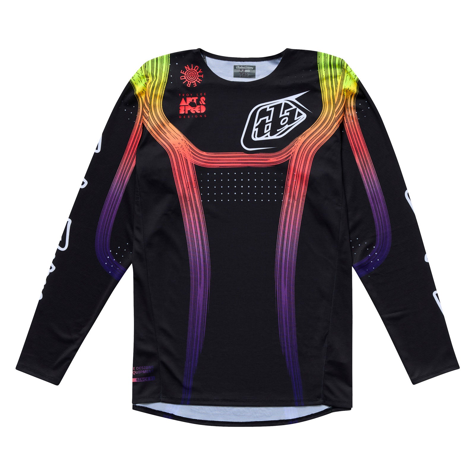 Youth SE Pro Jersey Stripes Black / Multi – Troy Lee Designs