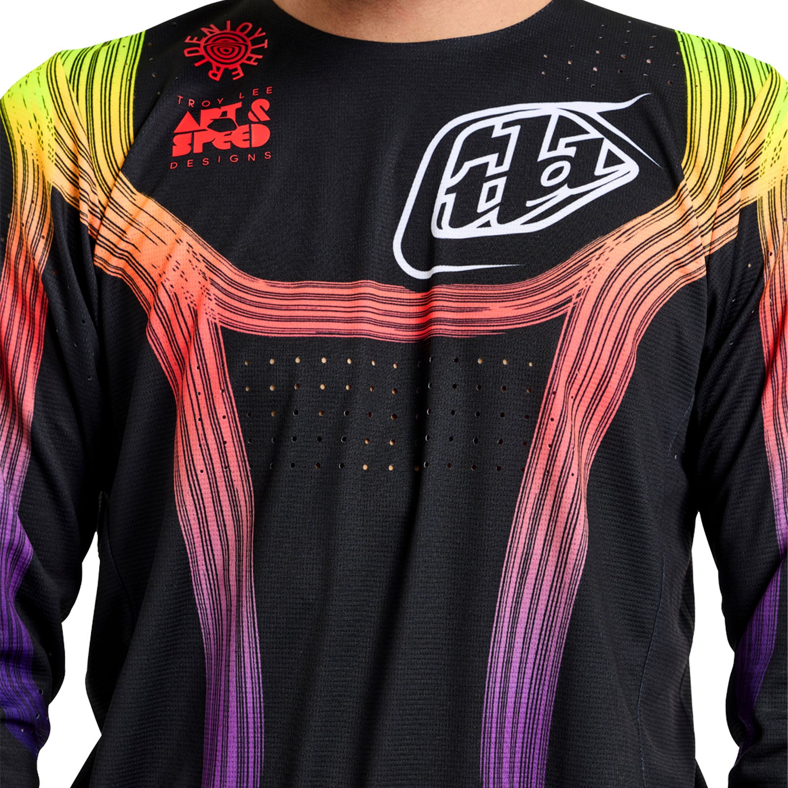 SE Pro Jersey Stripes Black / Multi – Troy Lee Designs