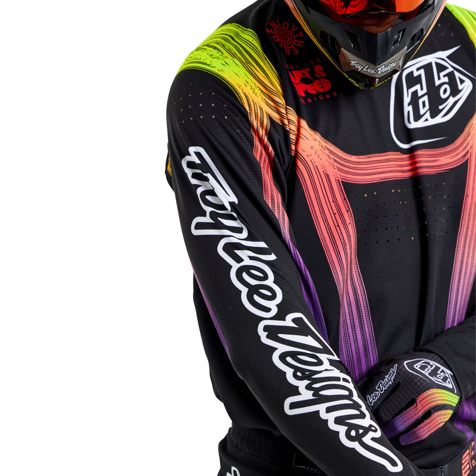 SE Pro Jersey Stripes Black / Multi – Troy Lee Designs