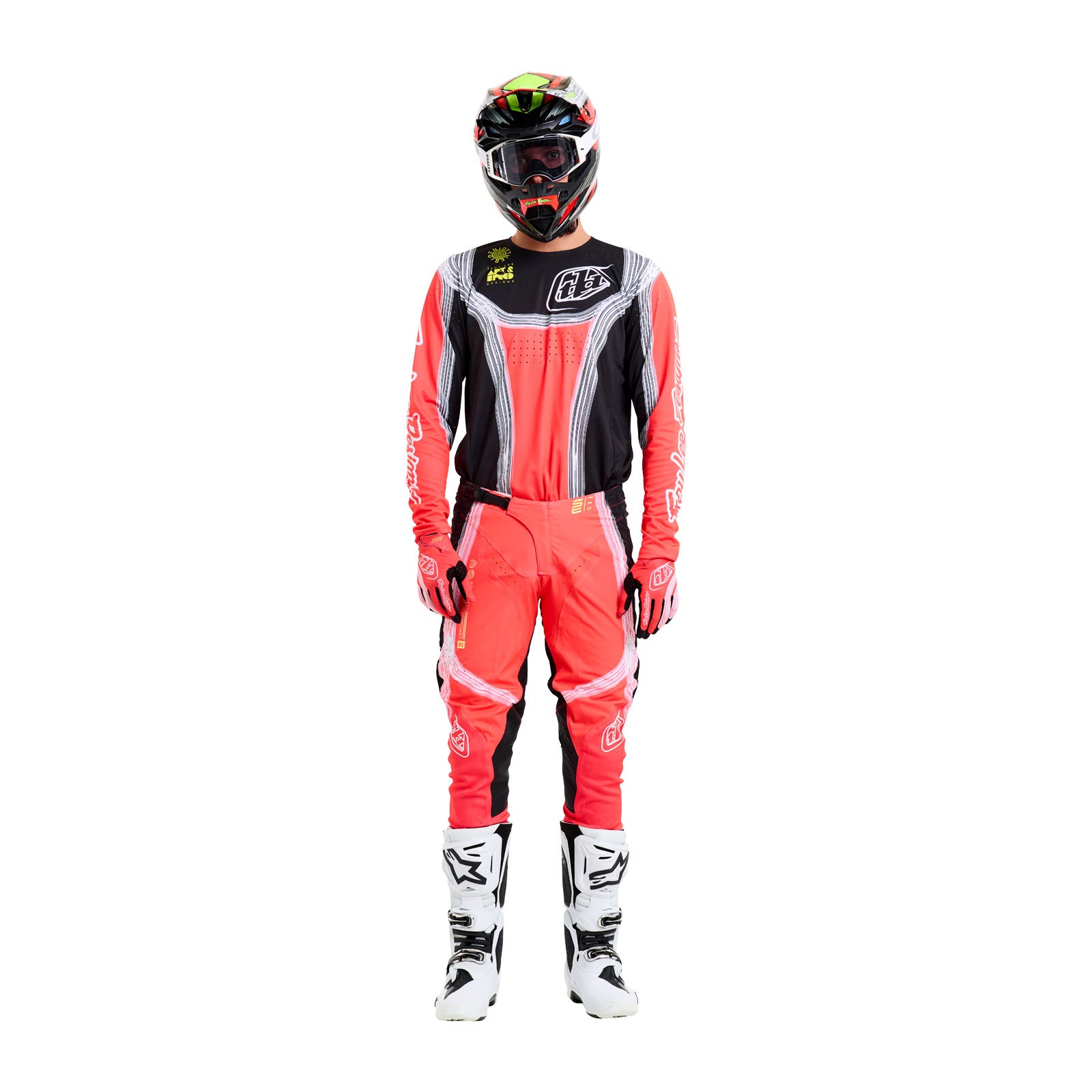 SE Pro Jersey Stripes Infra Red / Black – Troy Lee Designs