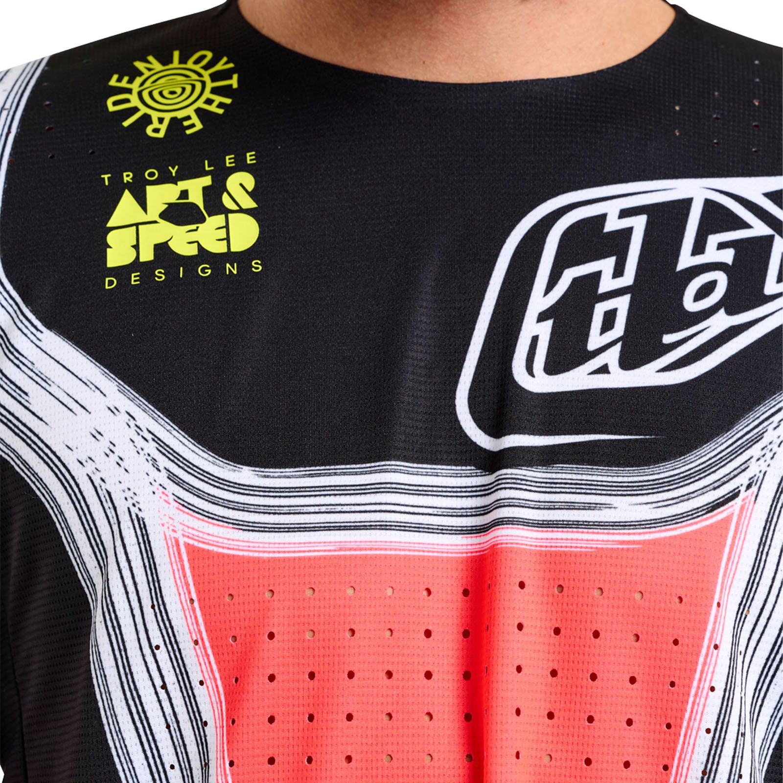 SE Pro Jersey Stripes Infra Red / Black – Troy Lee Designs