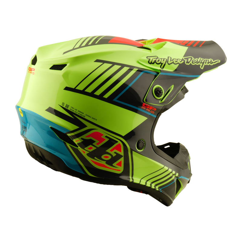 Youth GP Pro Helmet Segment Glo Yellow