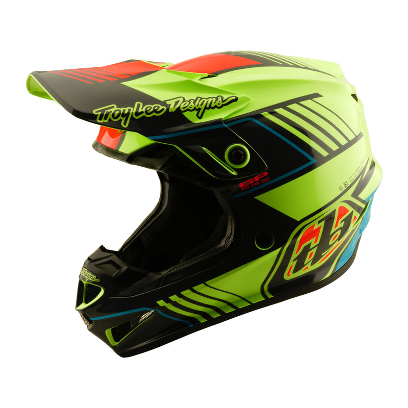 Youth GP Pro Helmet Segment Glo Yellow