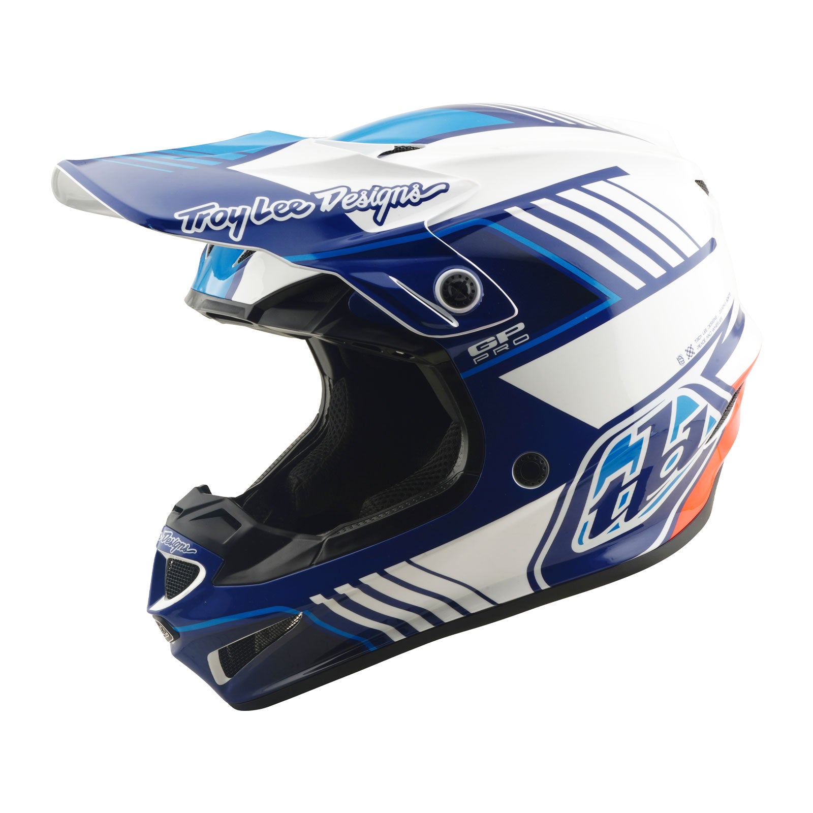 GP Pro Helmet Segment Blue – Troy Lee Designs
