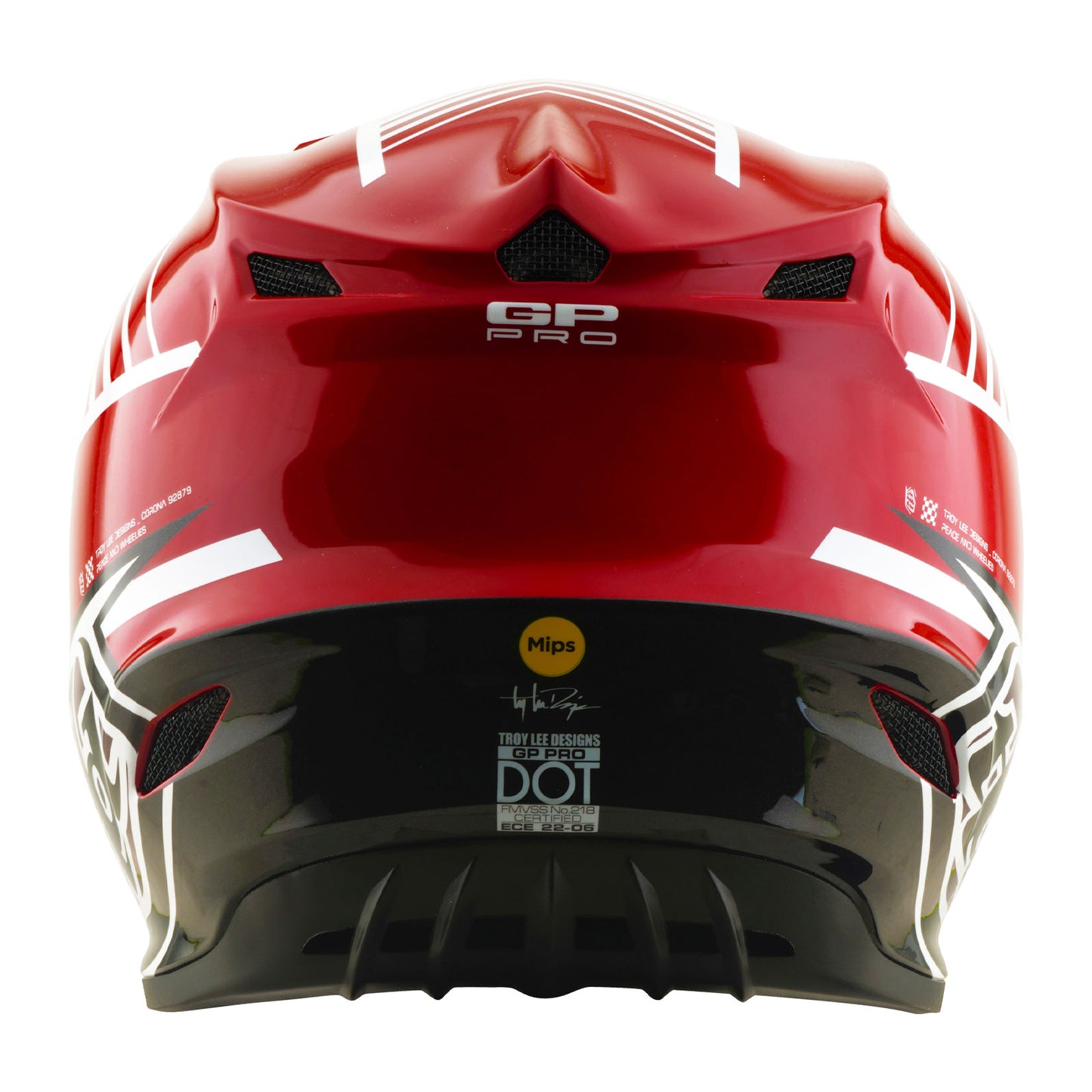 GP Pro Helmet Segment Red