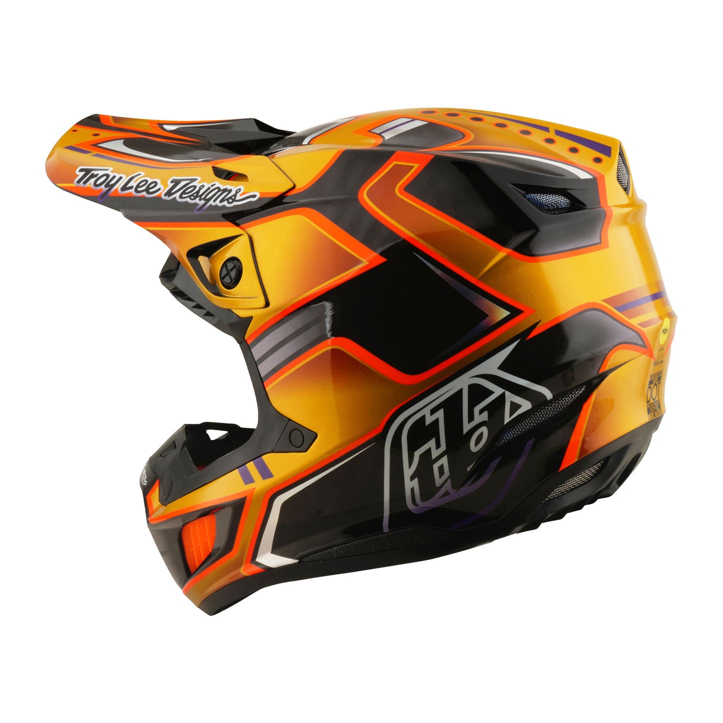 SE5 Carbon Helmet Crest Gold