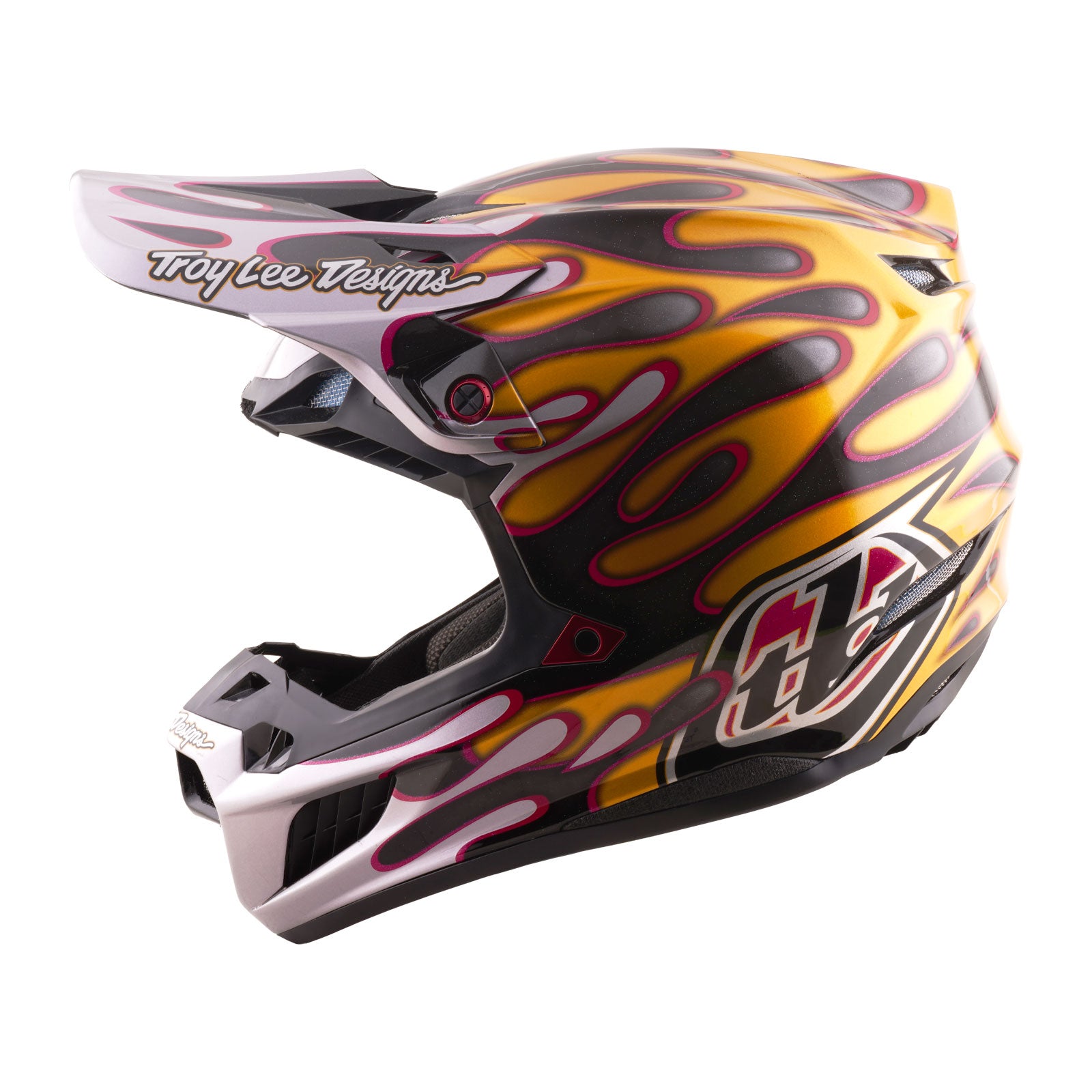 SE5 Carbon Helmet Overspray Black / Gold – Troy Lee Designs