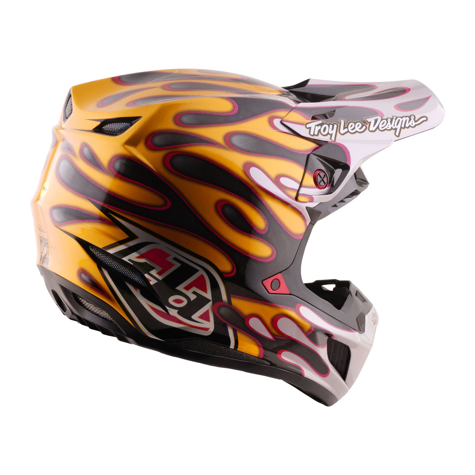 SE5 Carbon Helmet Overspray Black / Gold – Troy Lee Designs
