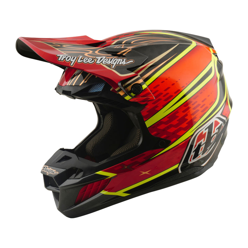 SE5 Carbon Helmet Wings Red