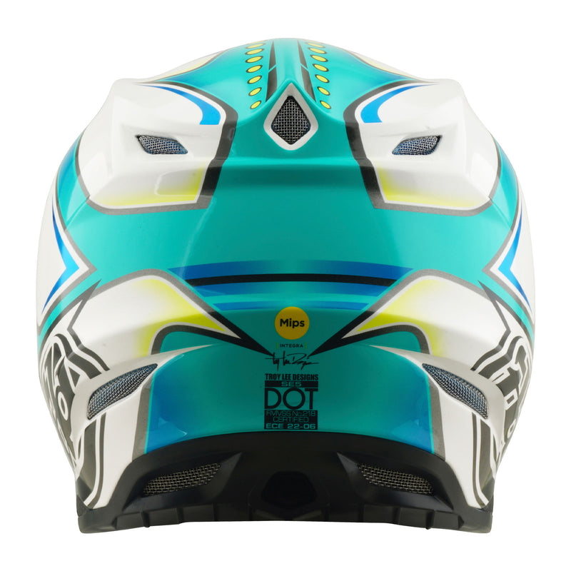 Troy Lee Designs Composite Helmet Crest Real Teal M
