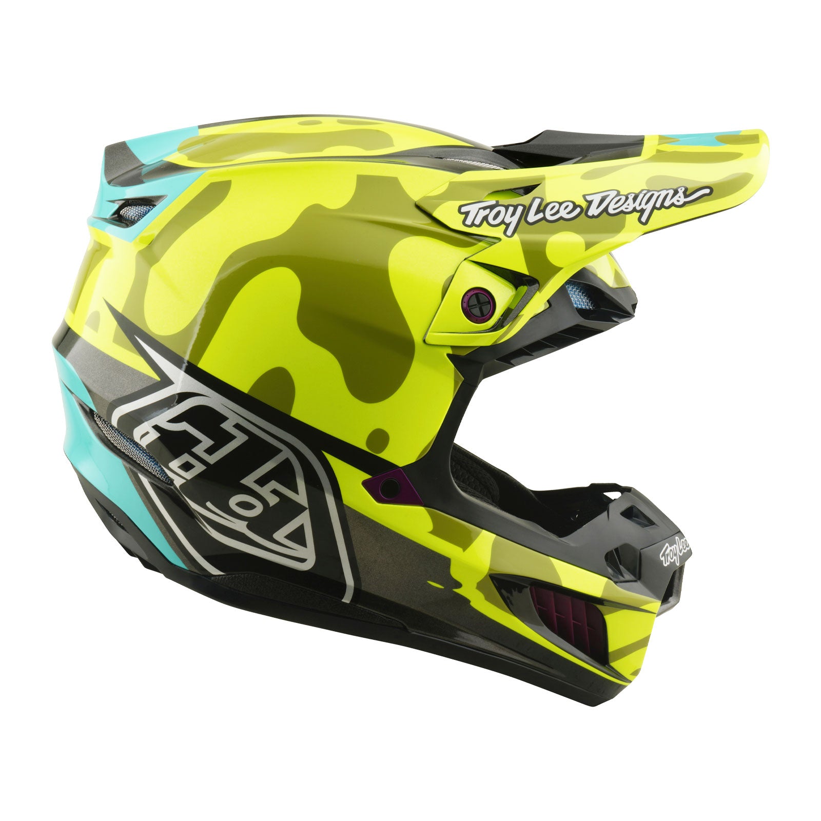 SE5 Composite Helmet Myth Flo Yellow – Troy Lee Designs