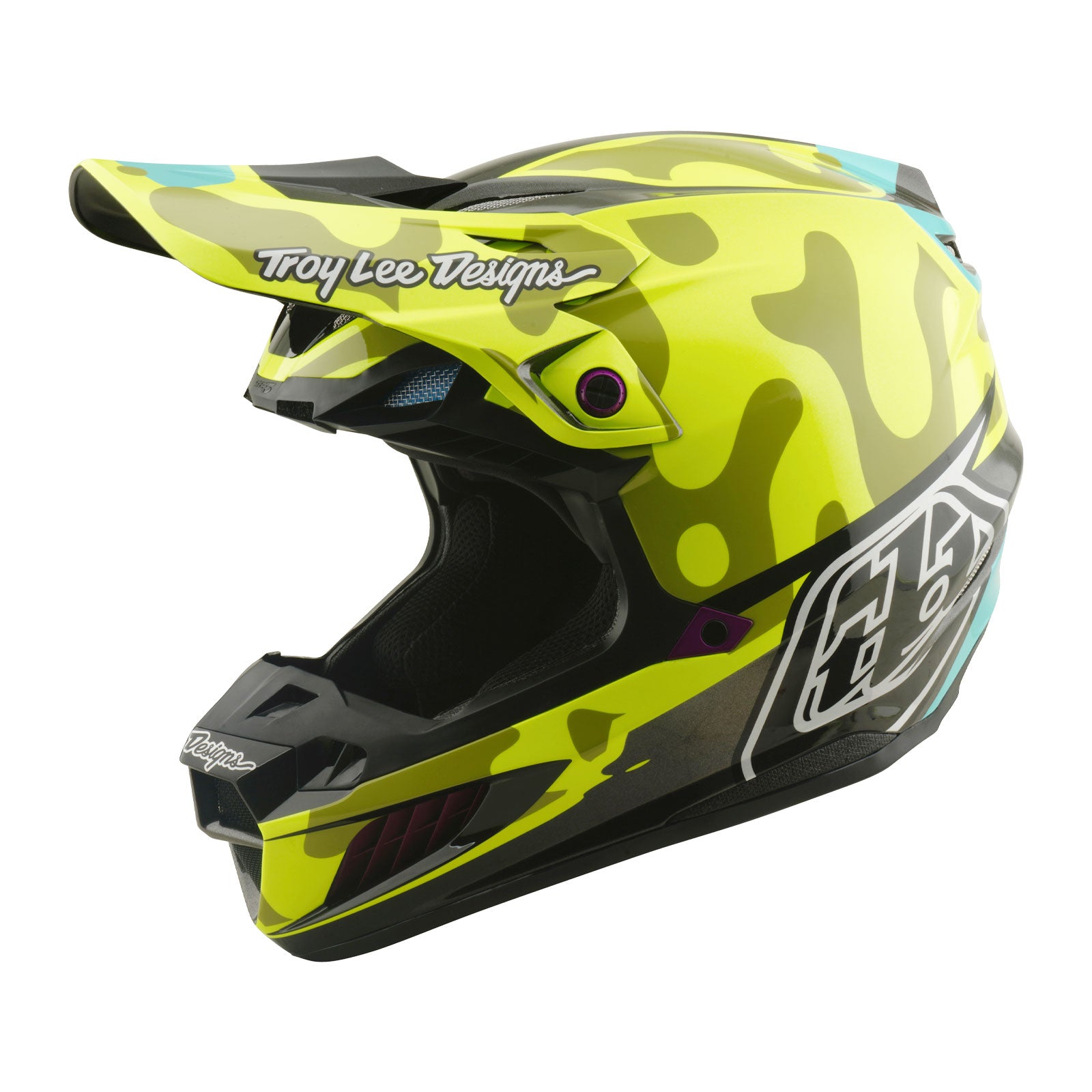 SE5 Composite Helmet Myth Flo Yellow – Troy Lee Designs