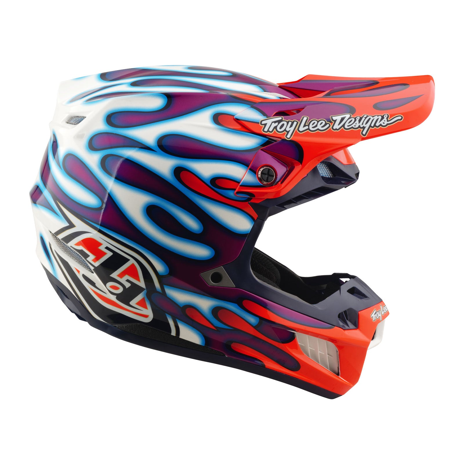 SE5 Composite Helmet Overspray Violet / White – Troy Lee Designs