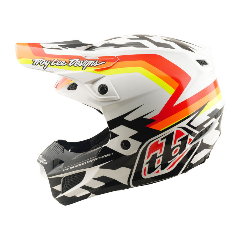 Troy Lee Designs Se Polycarbonate Dash Helmet Orange