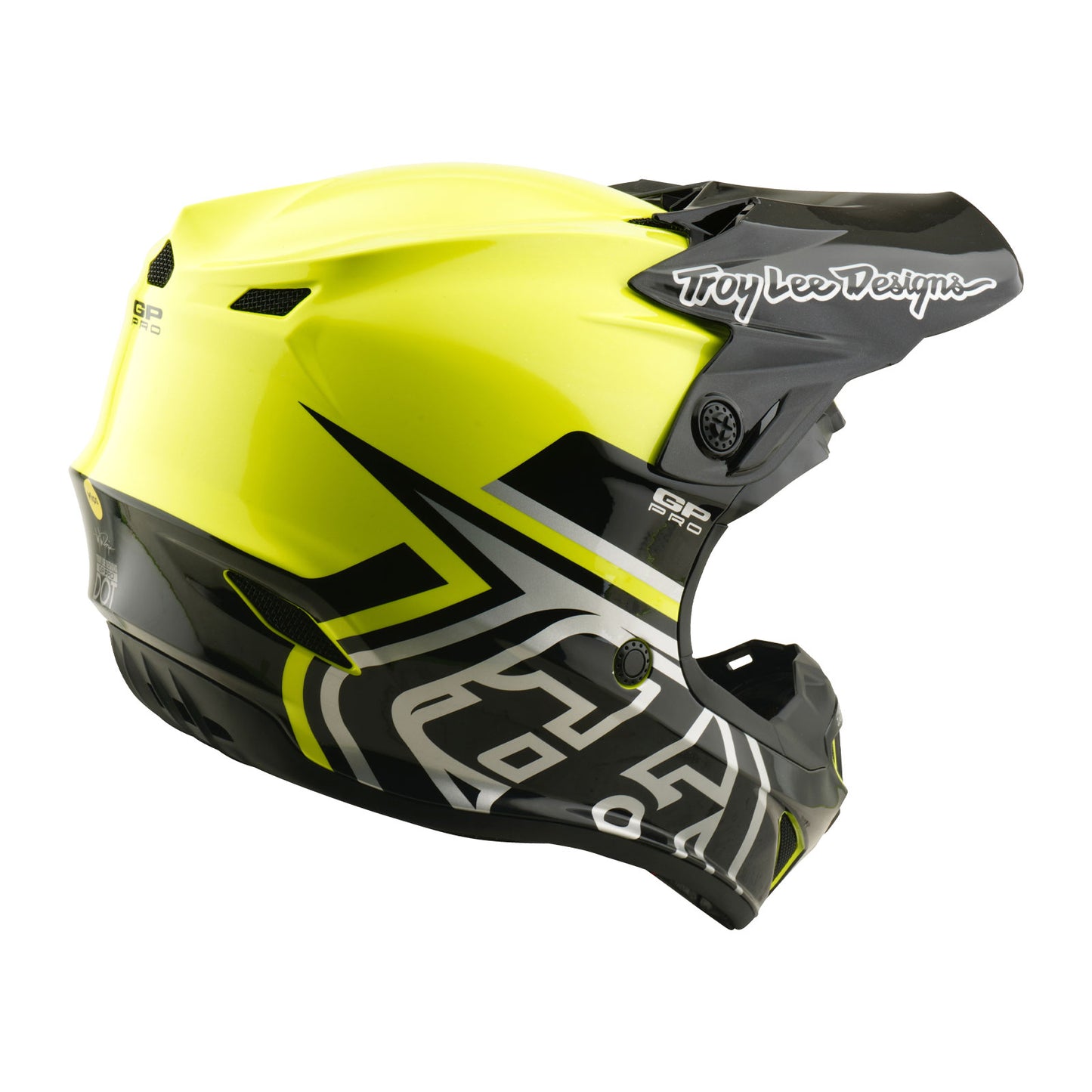 Youth GP Pro Helmet Mono Flo Yellow