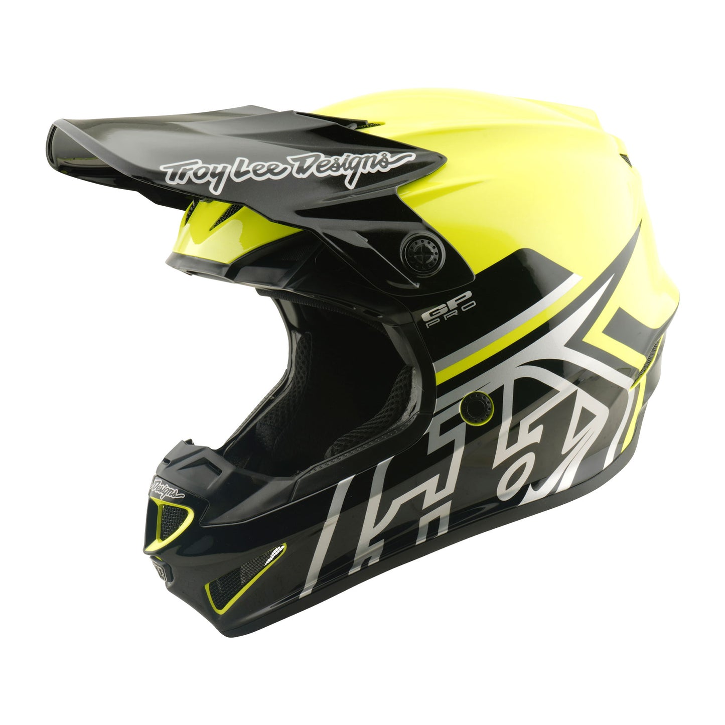 Youth GP Pro Helmet Mono Flo Yellow