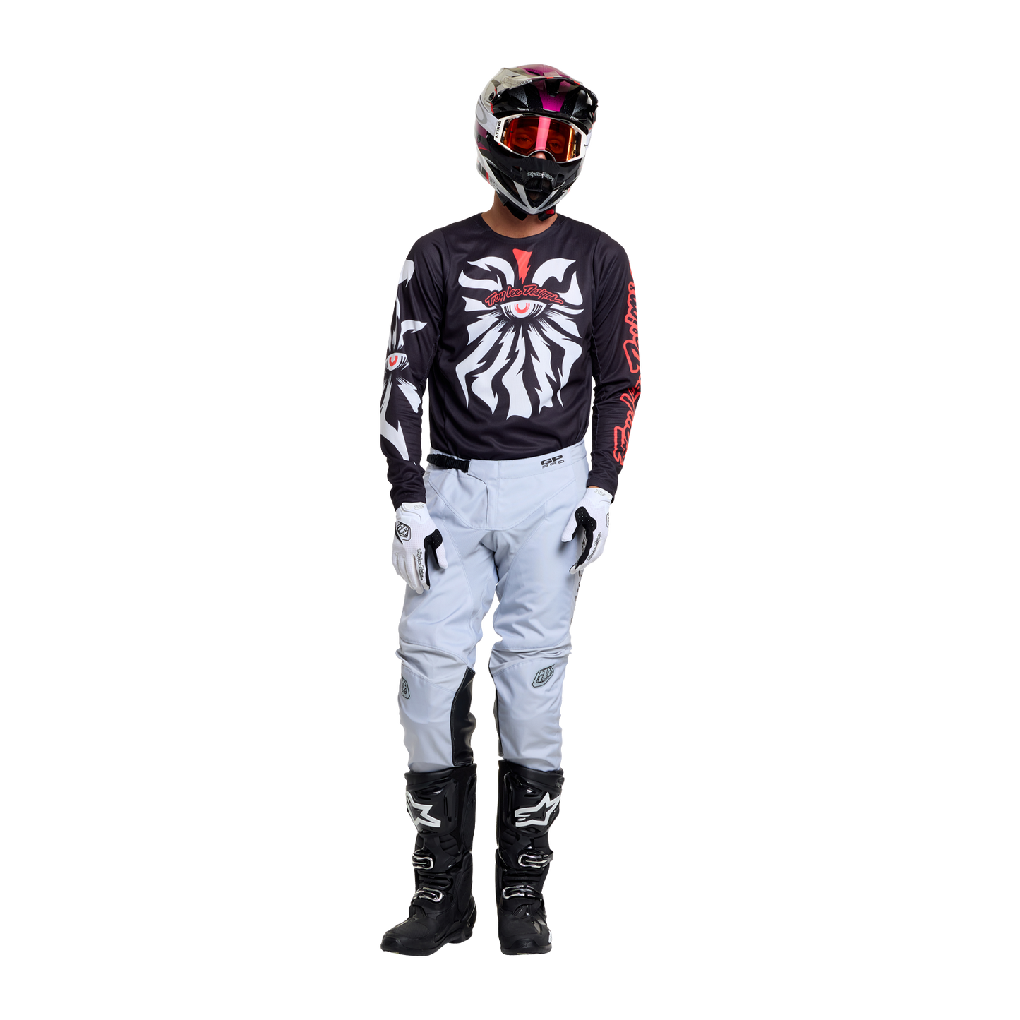 GP Pro LS Jersey Cyclops Black / Neo Red
