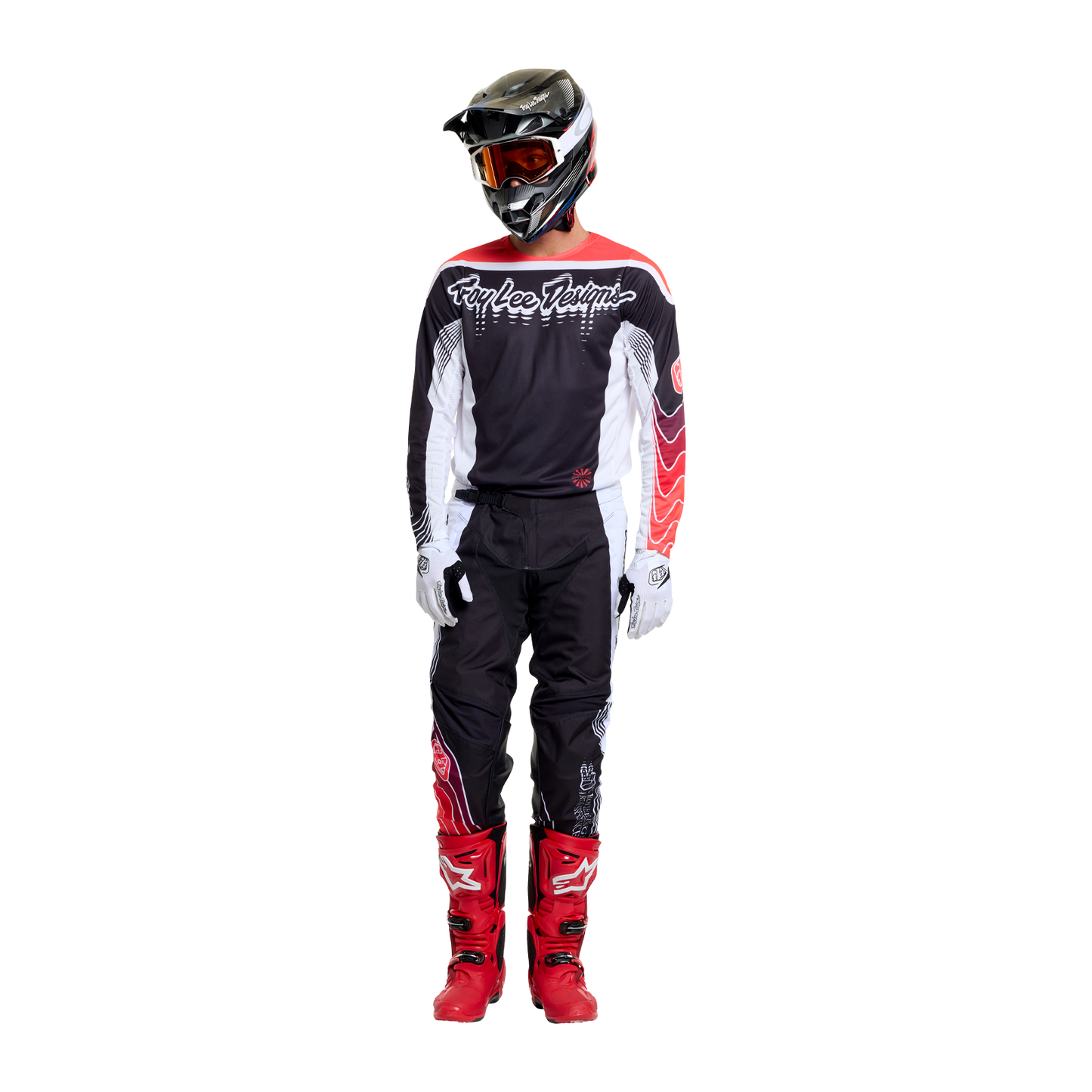 GP Pro Jersey Stagger Black / Red