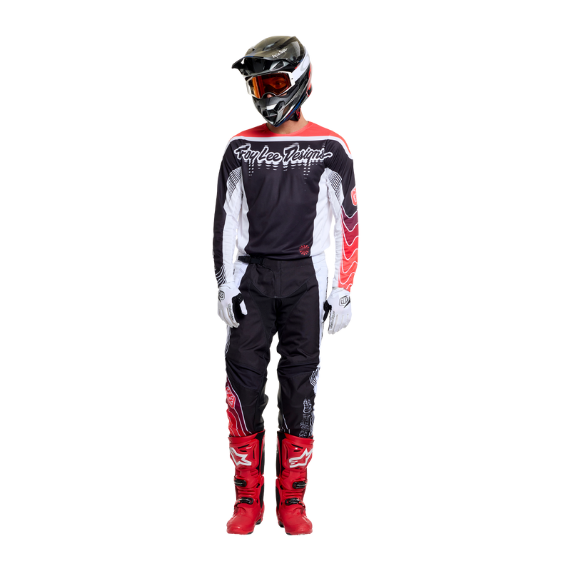 GP Pro Jersey Stagger Black / Red