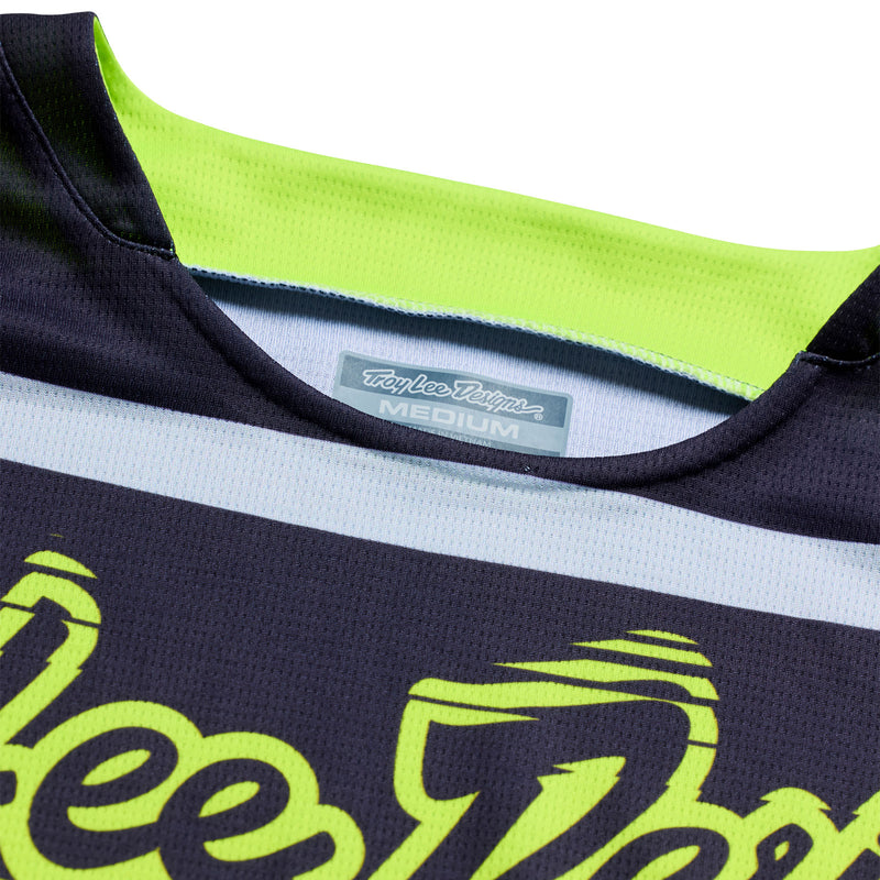 GP Pro Jersey Stagger Gunmetal / Neo Yellow