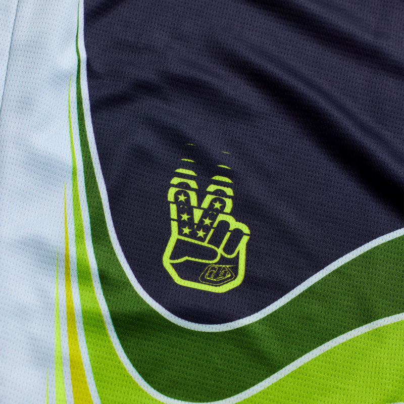 GP Pro Jersey Stagger Gunmetal / Neo Yellow