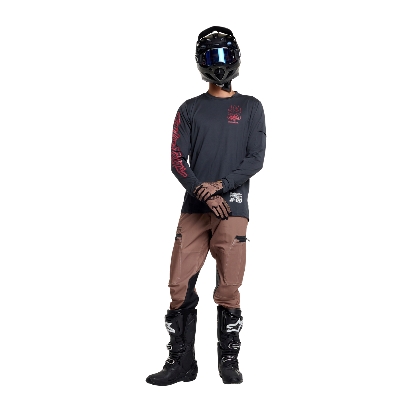 Ruckus Offroad Jersey Flamz Carbon